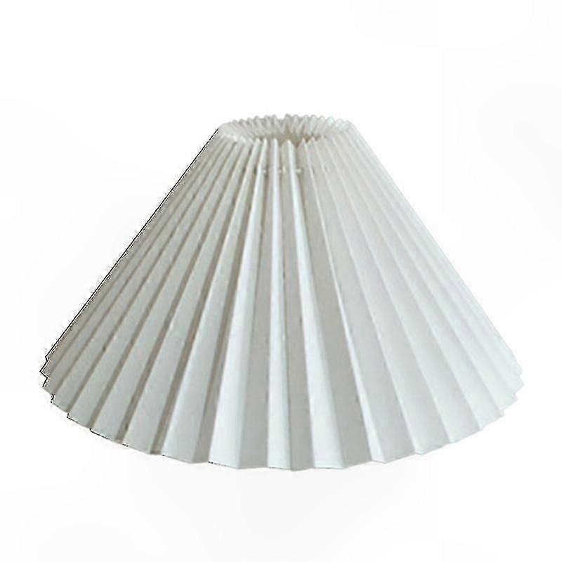 E27 Pleated Fabric Lampshade for Table or Ceiling Decor with Japanese Style Design