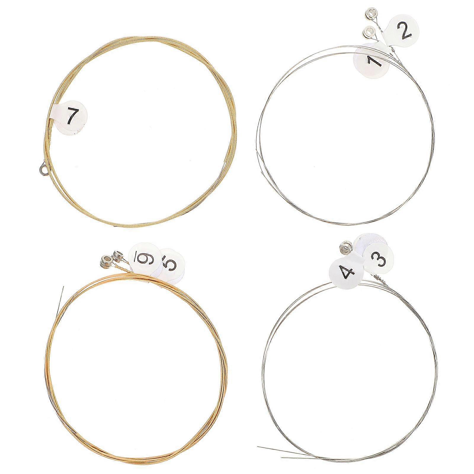 7Pcs Professional Lyre Strings Steel Music Wire Sturdy Strings Lyre Strings
