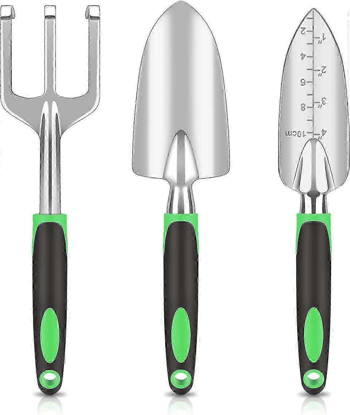 مجموعة أدوات الحديقة 8 قطع ، أدوات سبائك الألومنيوم شديدة التحمل وخفيفة الوزن مع مقبض مريح غير قابل للانزلاق ، حقيبة حمل تخزين متينة ، يد البستنة أيضا