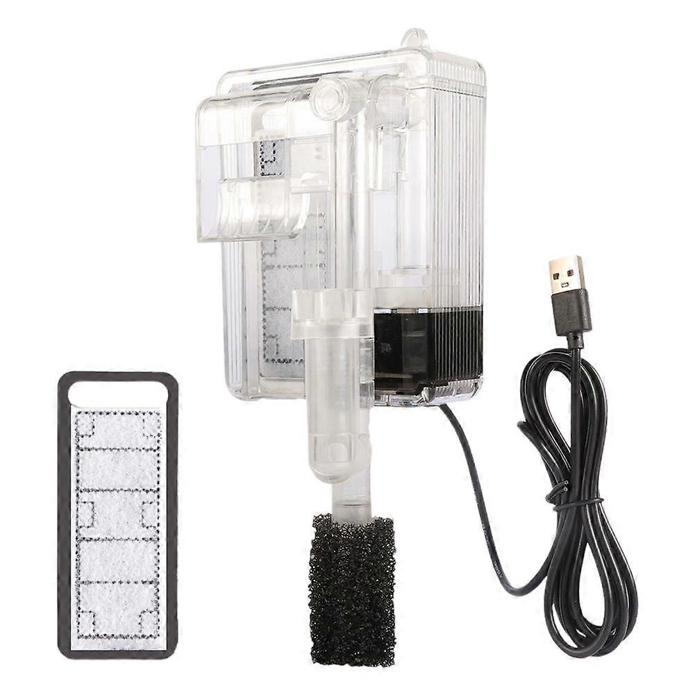 Wall Mounted Fish Tank Filter With Adjustable Flow External Waterfall Pump