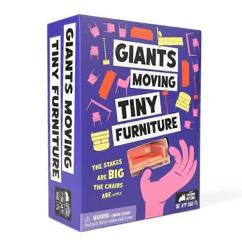 Giants Moving Tiny Furniture Card Game