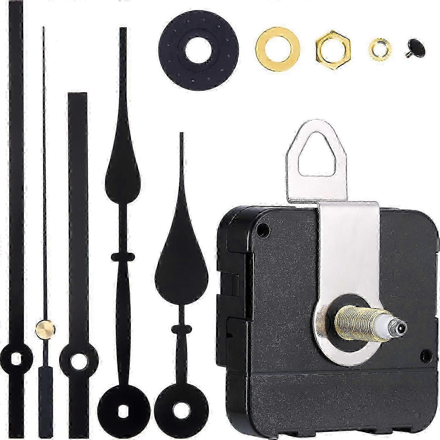 High torque clock movement, high torque long axis clock movement, equipped with two pairs of different hands