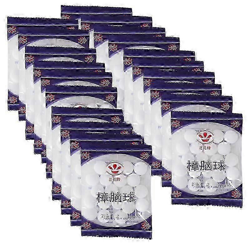 Household Mothballs 50pcs Mildew-proof Insect Repellent Balls For Drawers Closets Storage