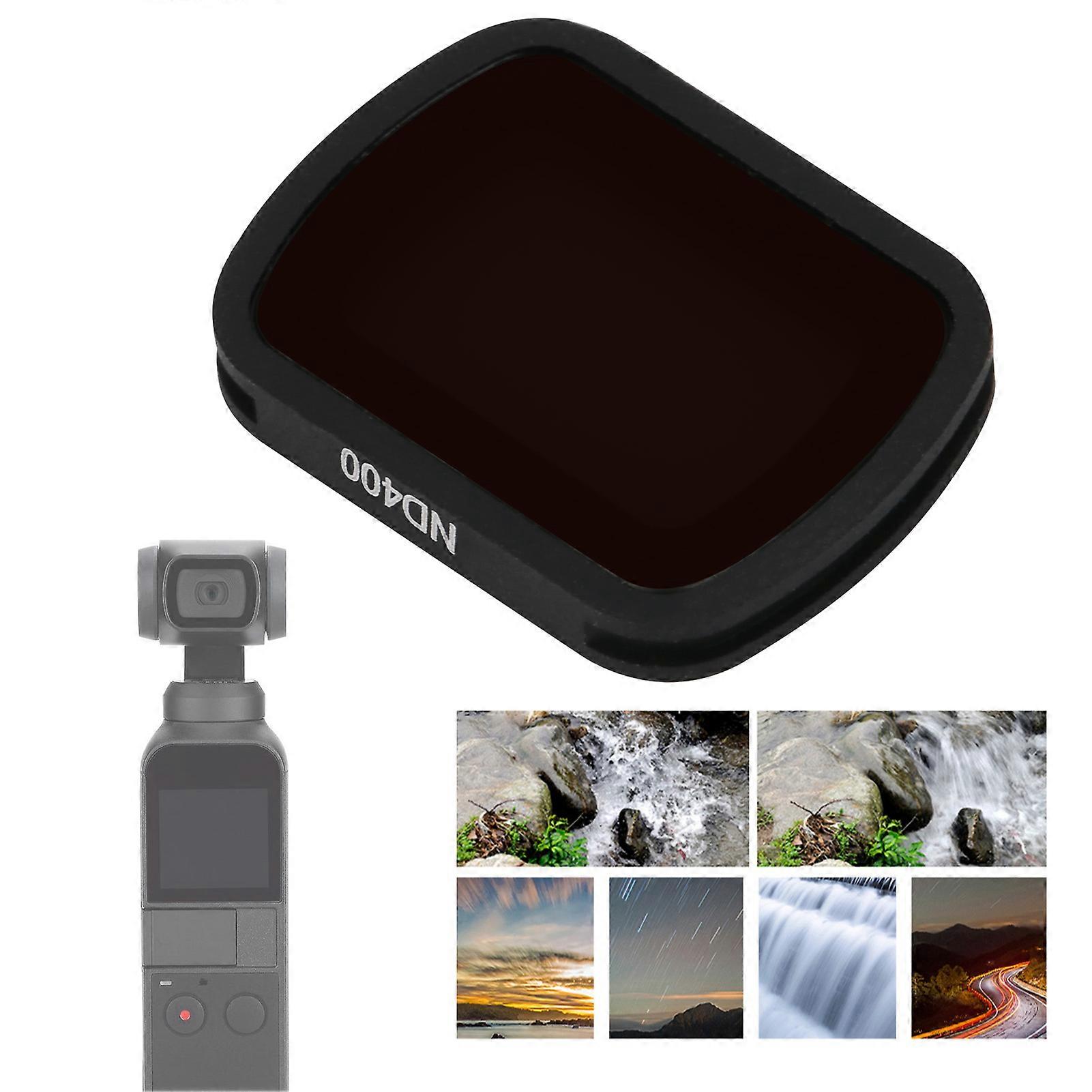 ND400 Camera Lens ND Filter for OSMO POCKET/POCKET2 Black 27g