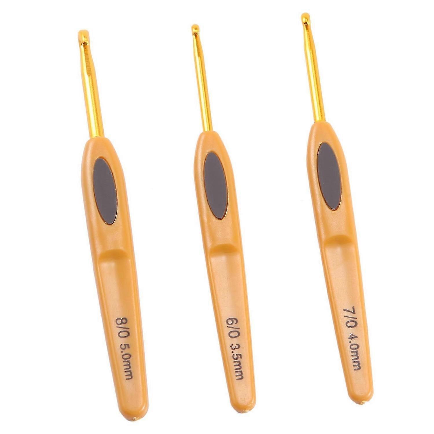 8 قطع الكروشيه هوك أداة الخياطة سبائك الألومنيوم DIY المحمولة