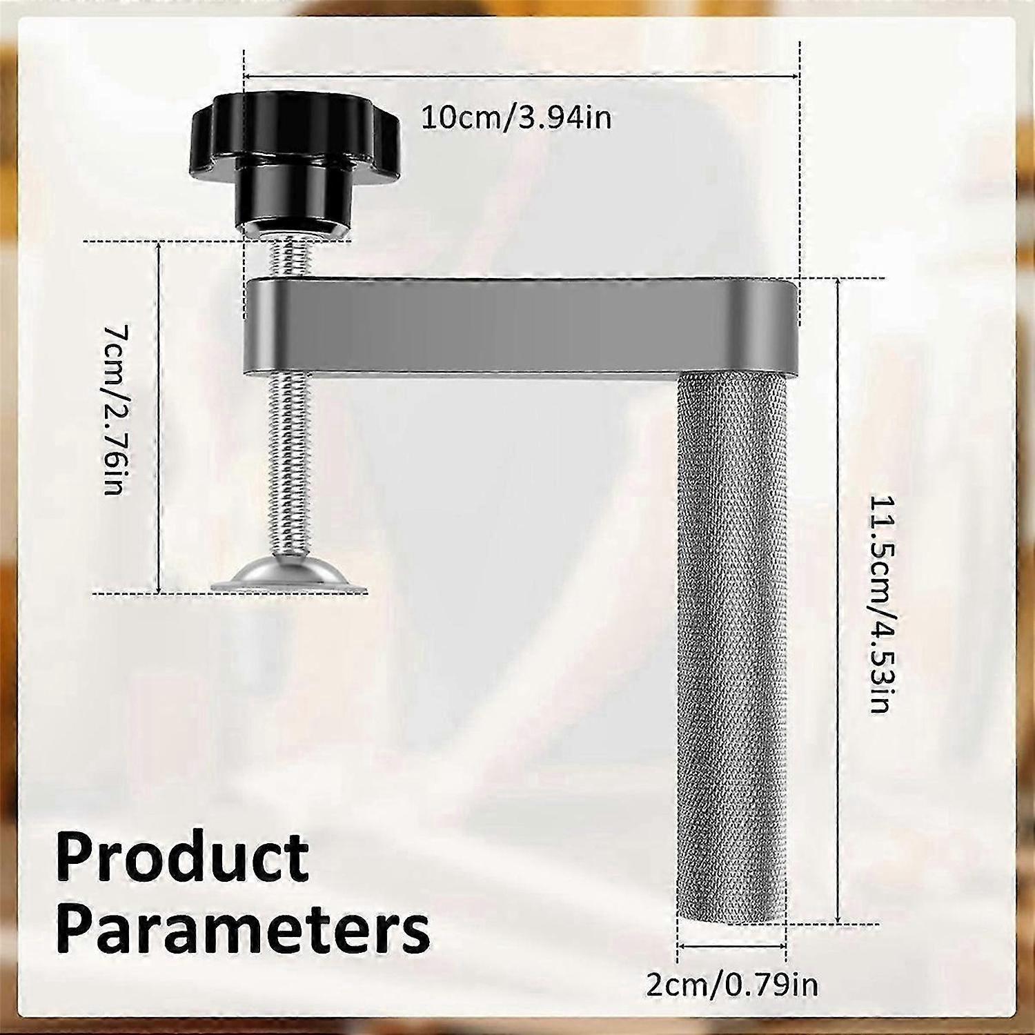 2Pc Bench Dog Hole Clamp Adjustable Bench Desktop Clip(20mm/0.79Inch)