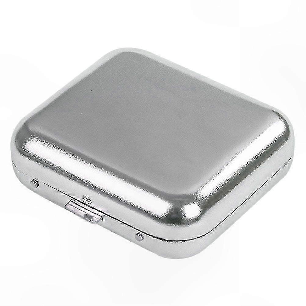 Compact Stainless Steel Ashtray with Lid Portable Cigarette Butt Container for Automotive or Pocket Use Mini Metal Ash Tray