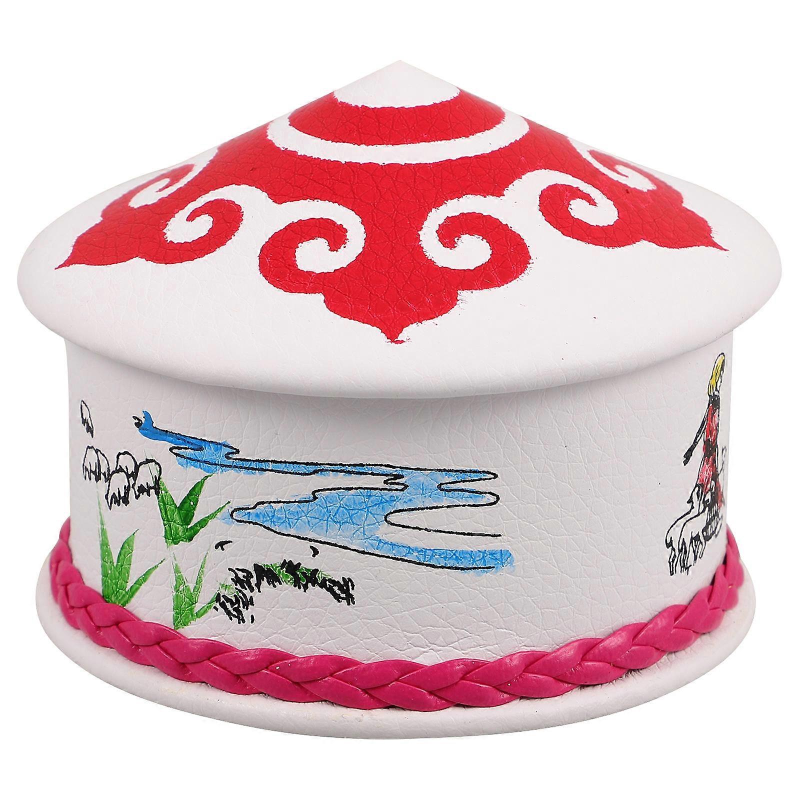 Mongolian Yurt Jewelry Container for Earrings Storage One Set