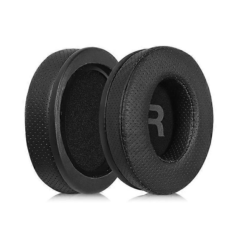 1 Pair Earphone Replacement Earpads For Philips Protein Leather Stitching LR Printing Punching