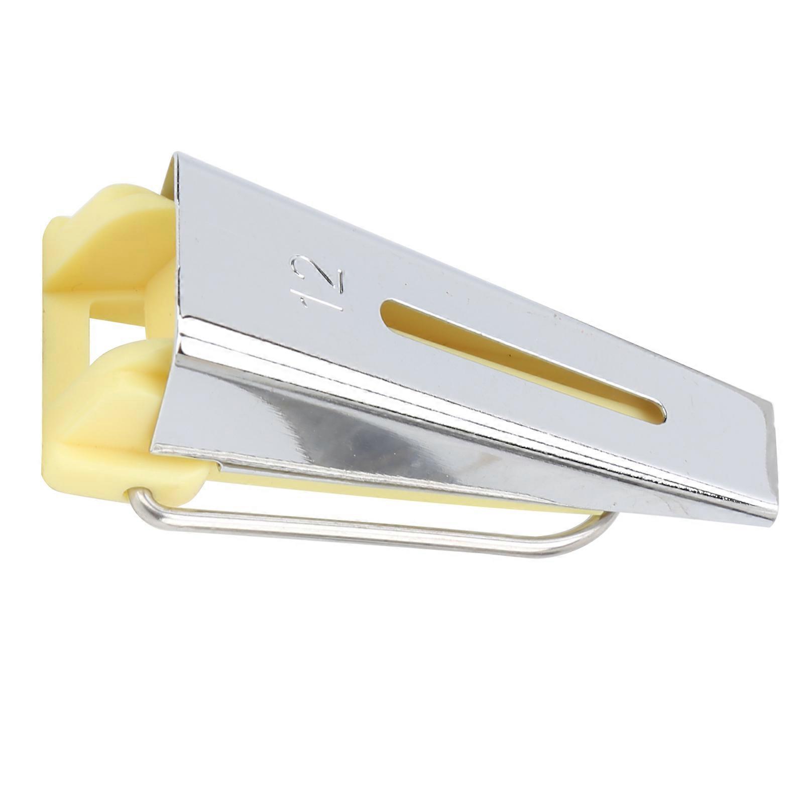 Machine à ruban biais 5 tailles, kit d'outils de couture et d'ourlet pour la maison, 12 mm, jaune