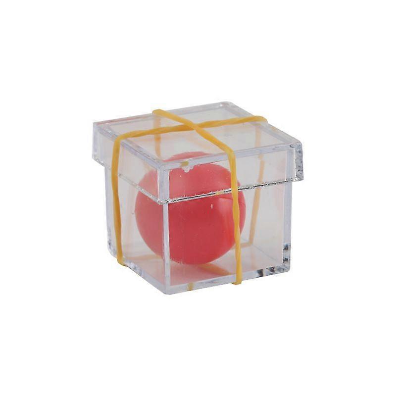 10 Sets Trick Ball Penetrate: Plastic Ball Penetration Transparent Box Trick Props For Beginners Pros - Stage Performance Supply For Party Gathering