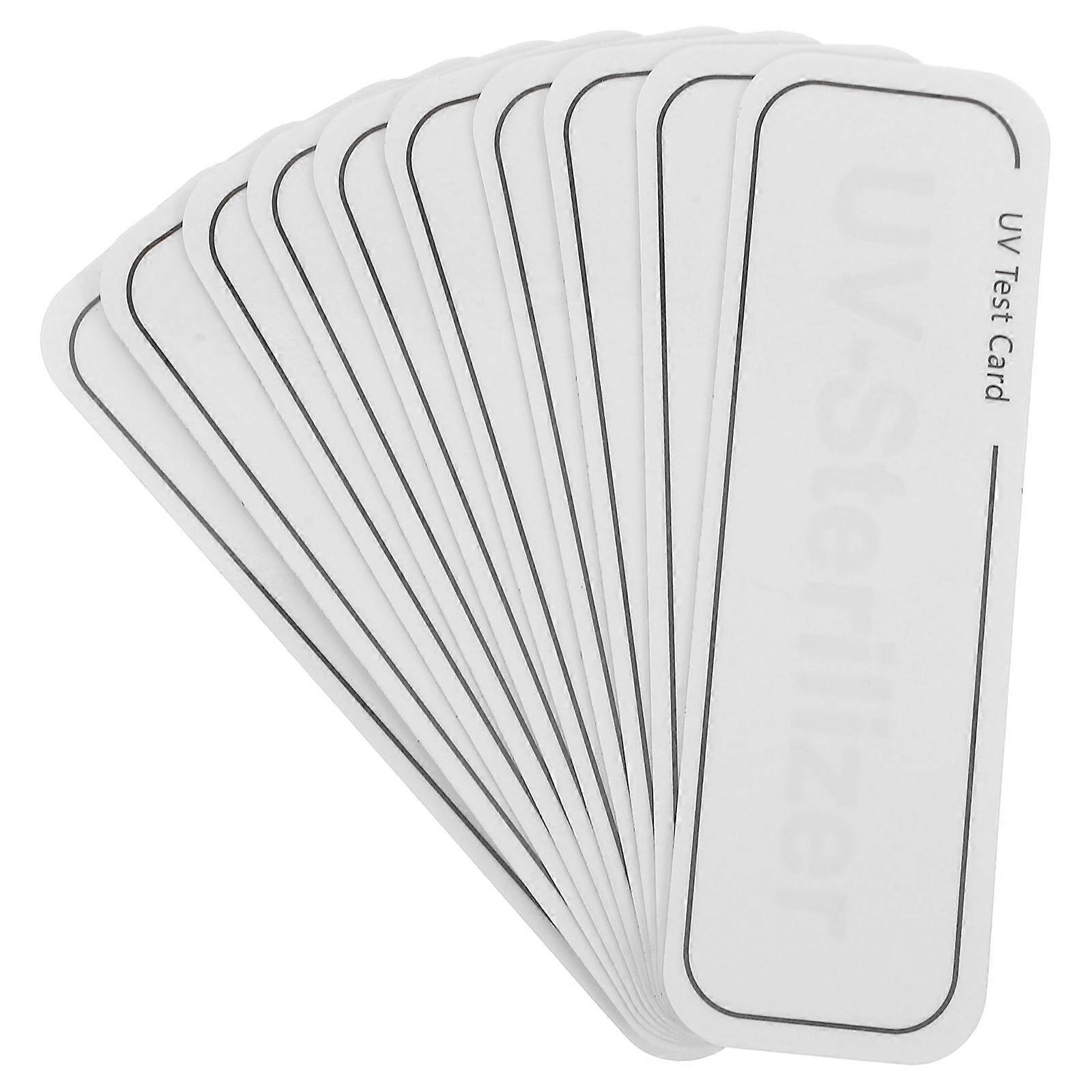 Uv Testing Uv Testing Small Card for Outdoor Use 50Pcs