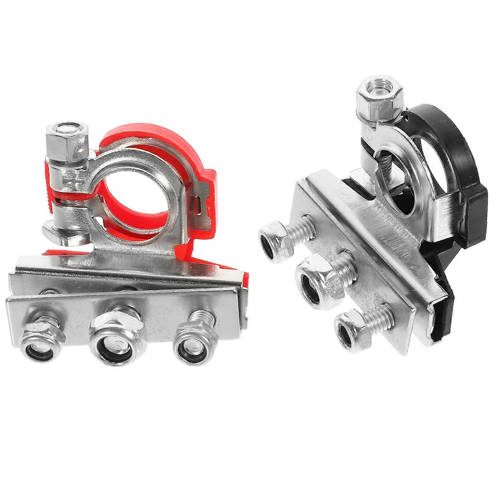 Power Connector Battery Terminal End Battery Installation Electric Vehicle Battery Plastic Iron Battery Connection 1Pack