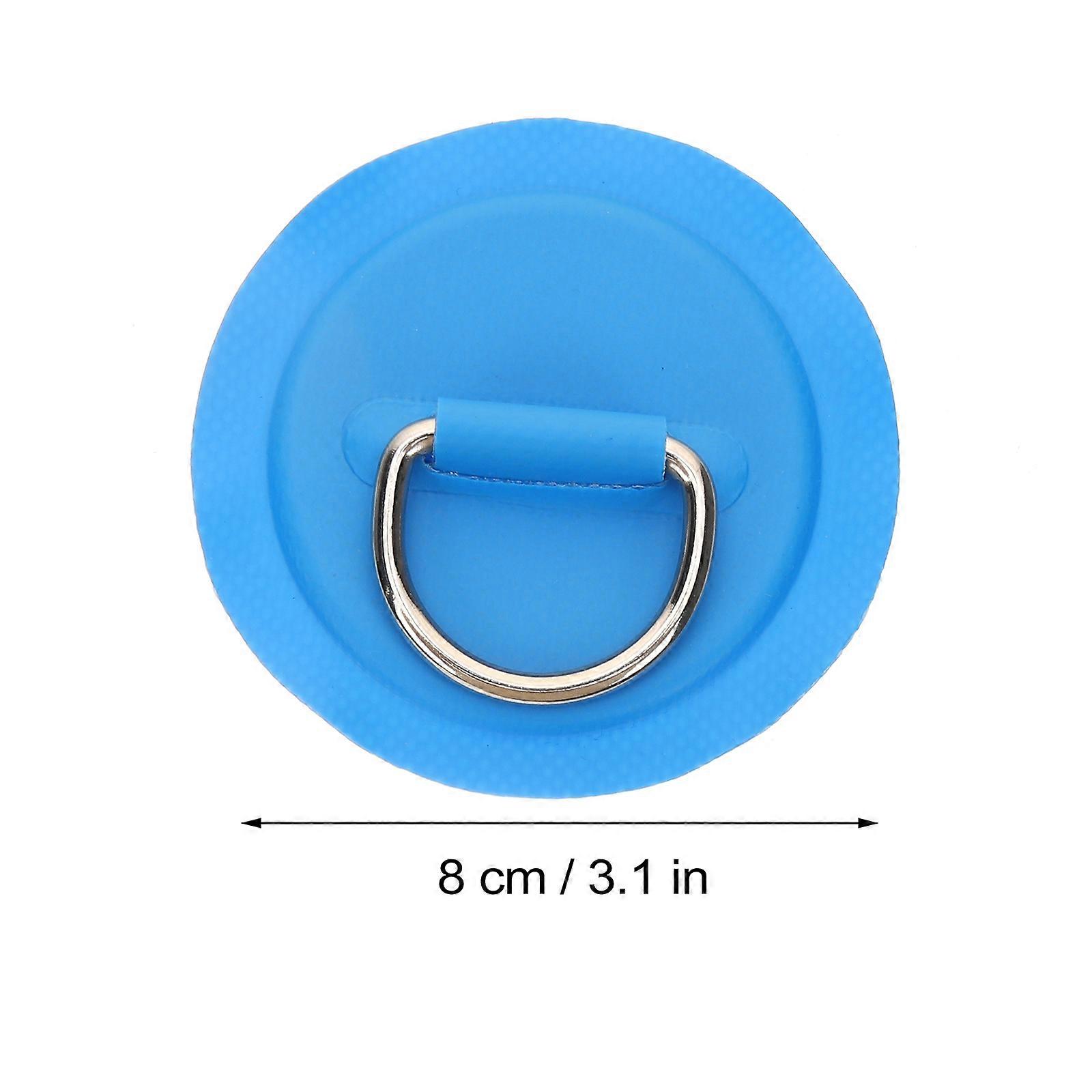 Surf Accessories Kayak Buckle for Cord Fixing 3Pcs PVC D-Ring Boat Rings