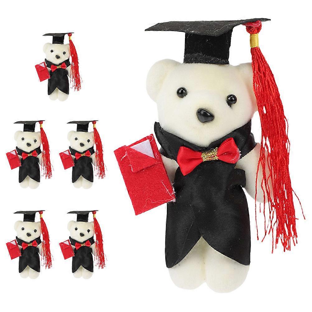 Compact Graduation Bear Plush Toy for Graduation Party with 24Pcs Set