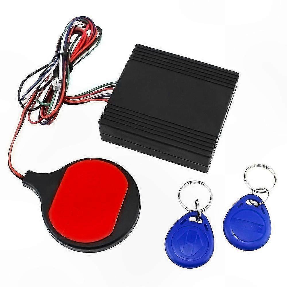 Advanced Motorcycle Security System with Immobilizer and IC Card Alert Function