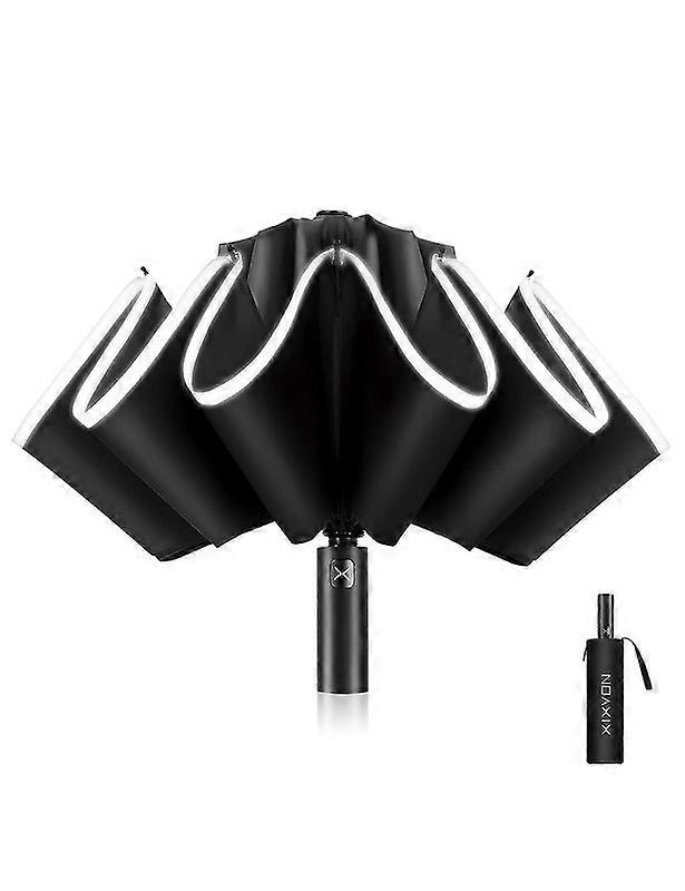 Xixvon Umbrella Pro UPF 50+ UV Protection 99% UV Blocking Reflective Security Strip Windproof