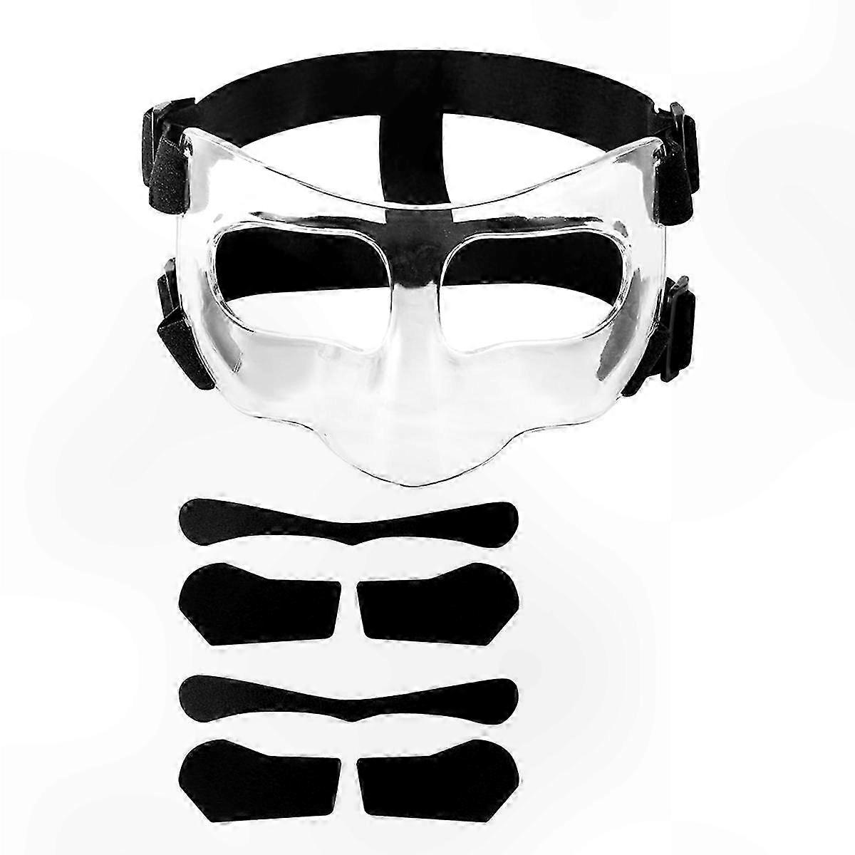 Soft Padded Nose Protector with Adjustable Fit for Sports and Facial Support