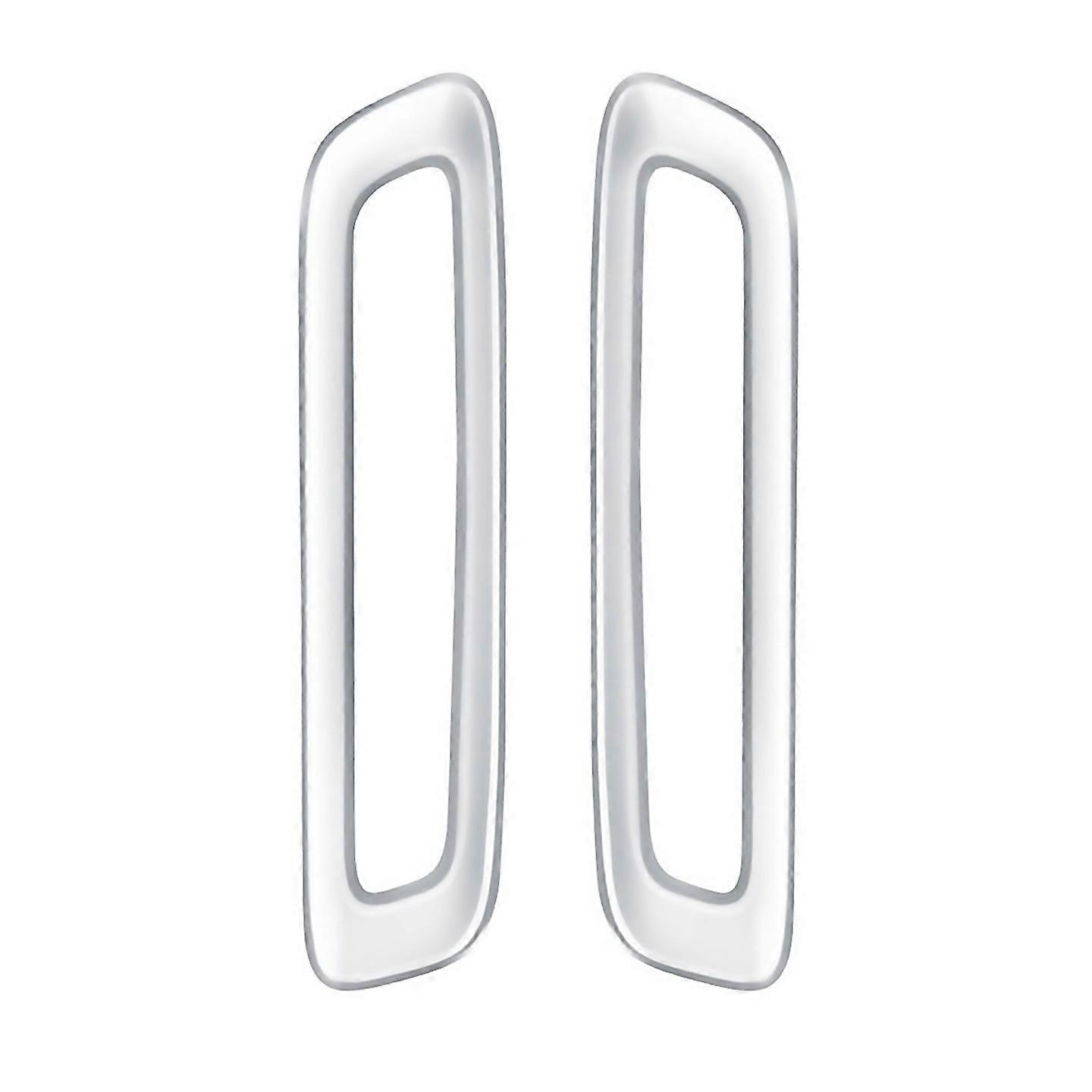 For 60 2223 Rhd A Pillar Outlet Frame Sticker Silver