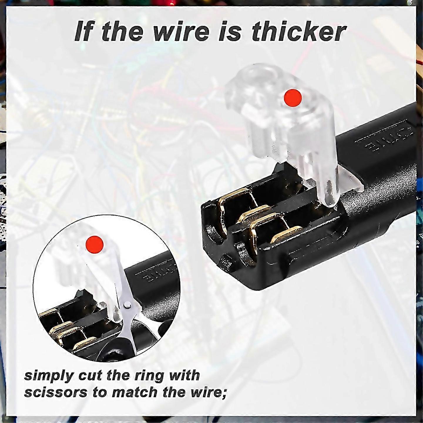 For 30pcs Low Voltage Wire Connectors Pluggable Led Wire Connectors