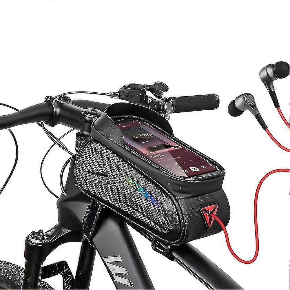 Bicycle mobile phone front frame bag bicycle mobile phone protective cover