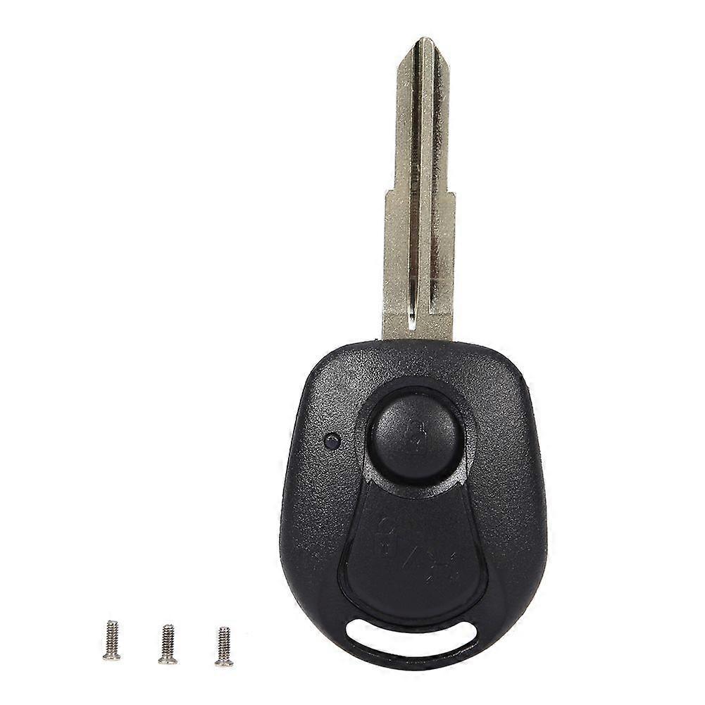 Black 2 Button Remote Key Shell Case for Ssangyong Actyon Kyron Rexton