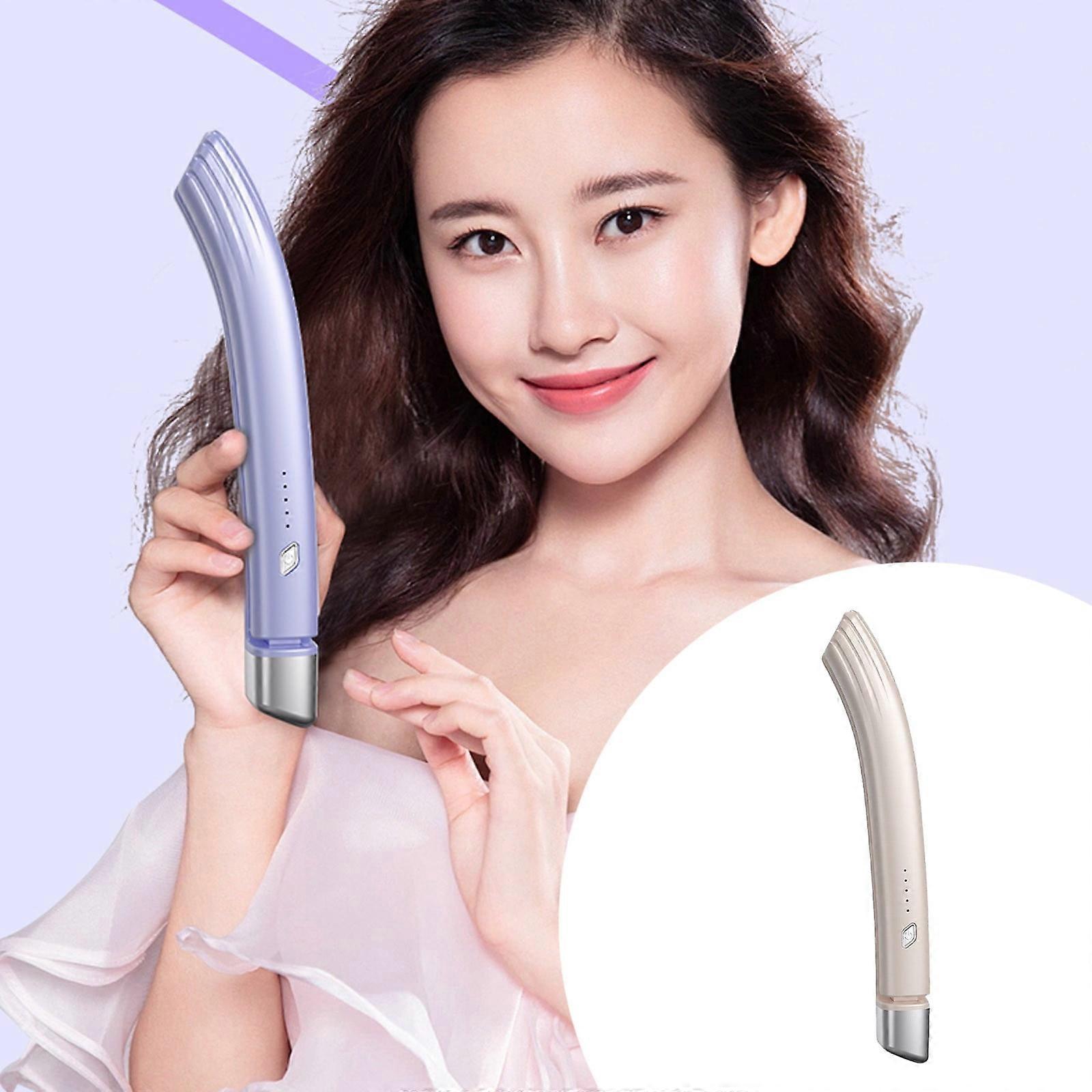 Hair Crimper with Negative Ions, Fast Heating, Adjustable Temp, Nano Ceramic Coating, Ergonomic Handle, Portable for Home, Dorm, Salon