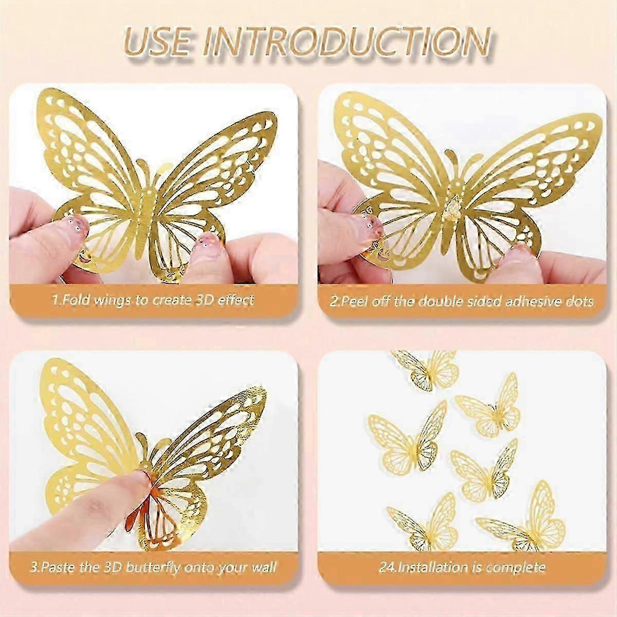 ملحقات باقة الزهور ل ، بما في ذلك 5 قطع كعكة ميني تاج توبر ، 36 قطعة فراشة ديكوريو