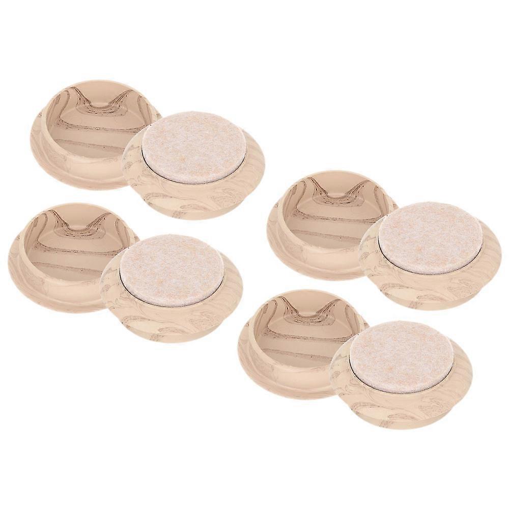 Chair Caster Pads Durable And Scratch Resistant Multi-Function 8Pcs