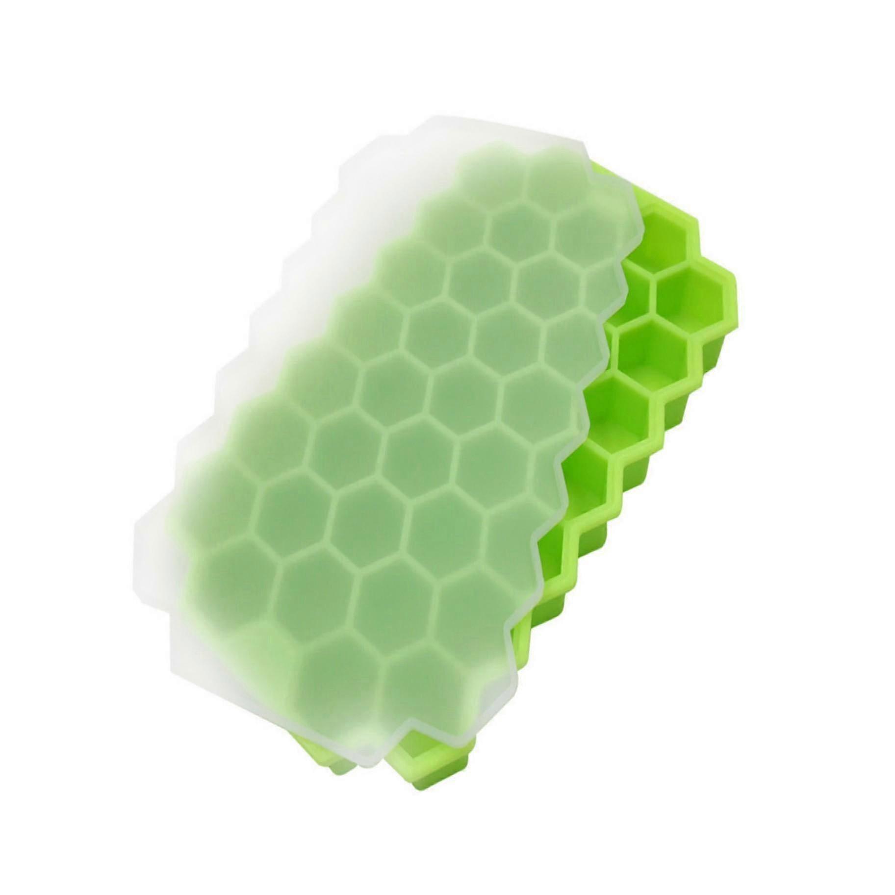 Creative Honeycomb Ice Cube Tray Reusable Silicone Ice Mold Ice cube Maker BPA Free Ice Mould with Removable Lids 2025