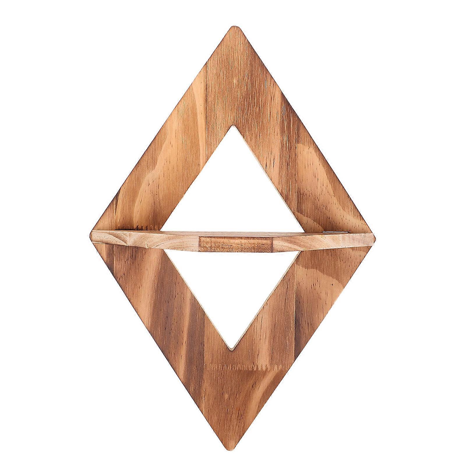 Shelves for Wall Wooden Wall Planter Shelf for Homeowners and Guesthouse Owners Modern Floating Shelves 29.30X19.50X9.00CM Display Platform 1Pcs