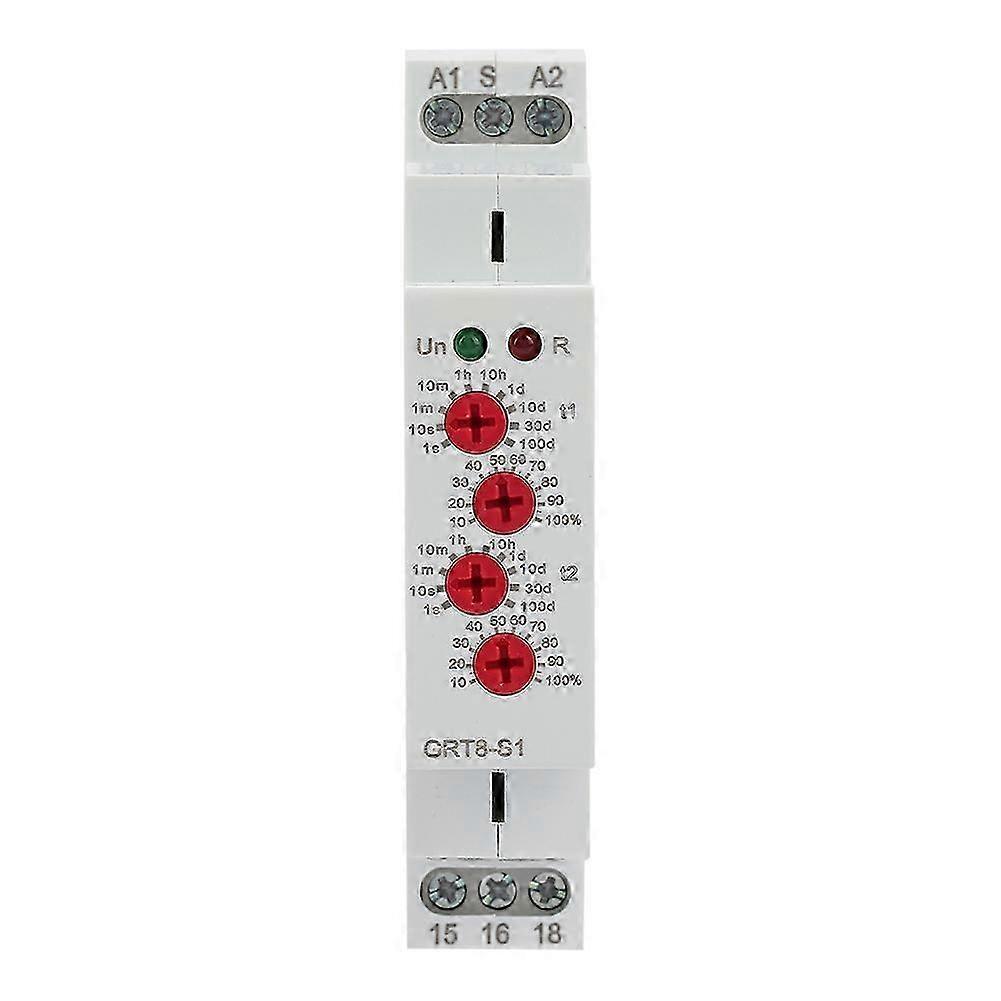 GRT8-S1 Mini Asymmetric Cycle Timer ON/OFF Repeat Cycle Time Relay AC/DC12-240V 2025