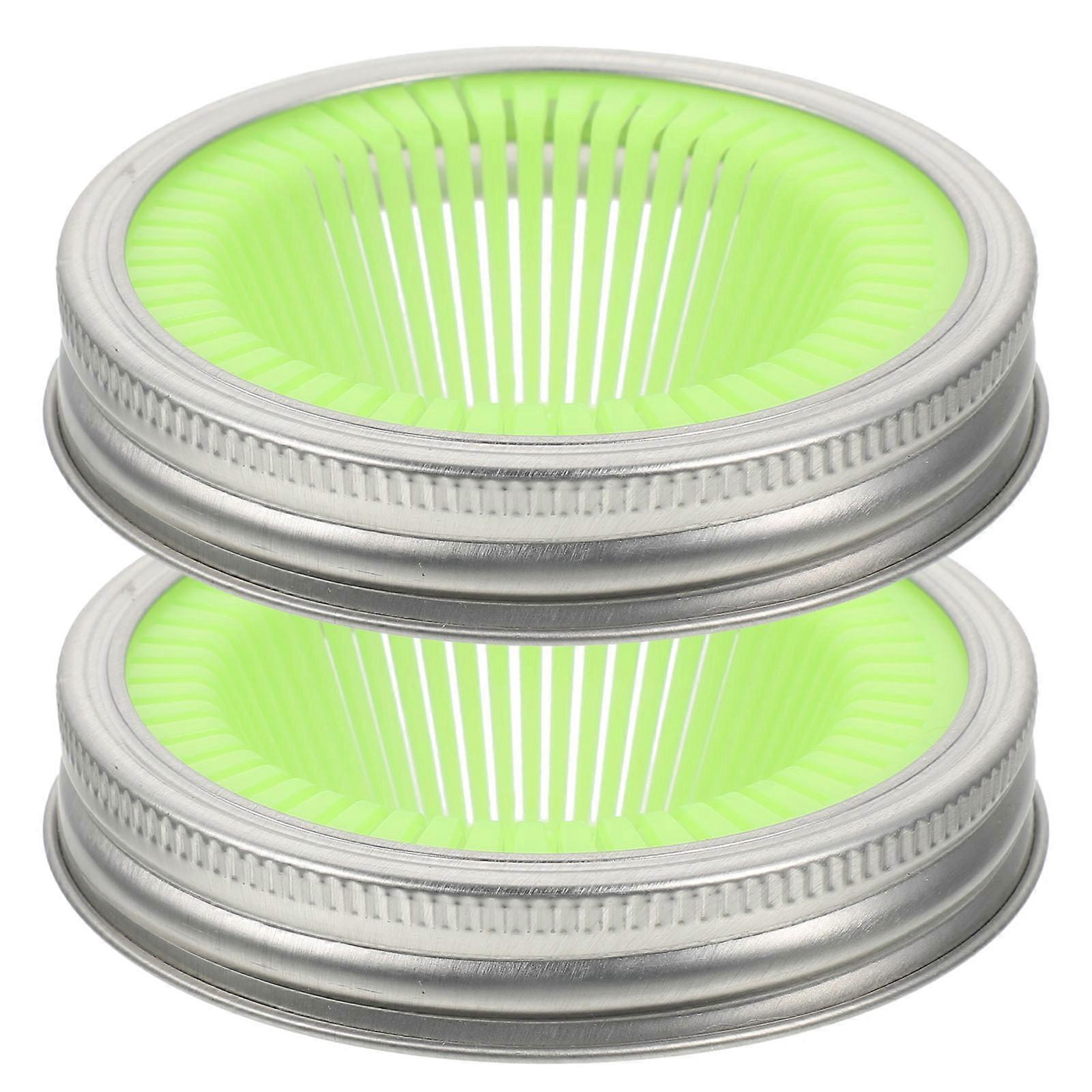 8Pcs Sprouting Lids with Filter Meshes for Household Portable Use