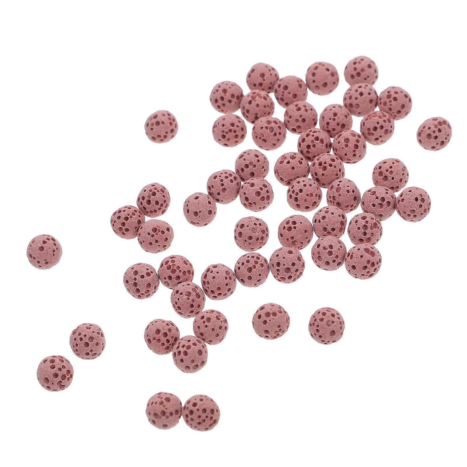 Essential Oil Diffuser Beads for Car Use 20Pcs Natural Volcanic Lava Stones Watermelon Red