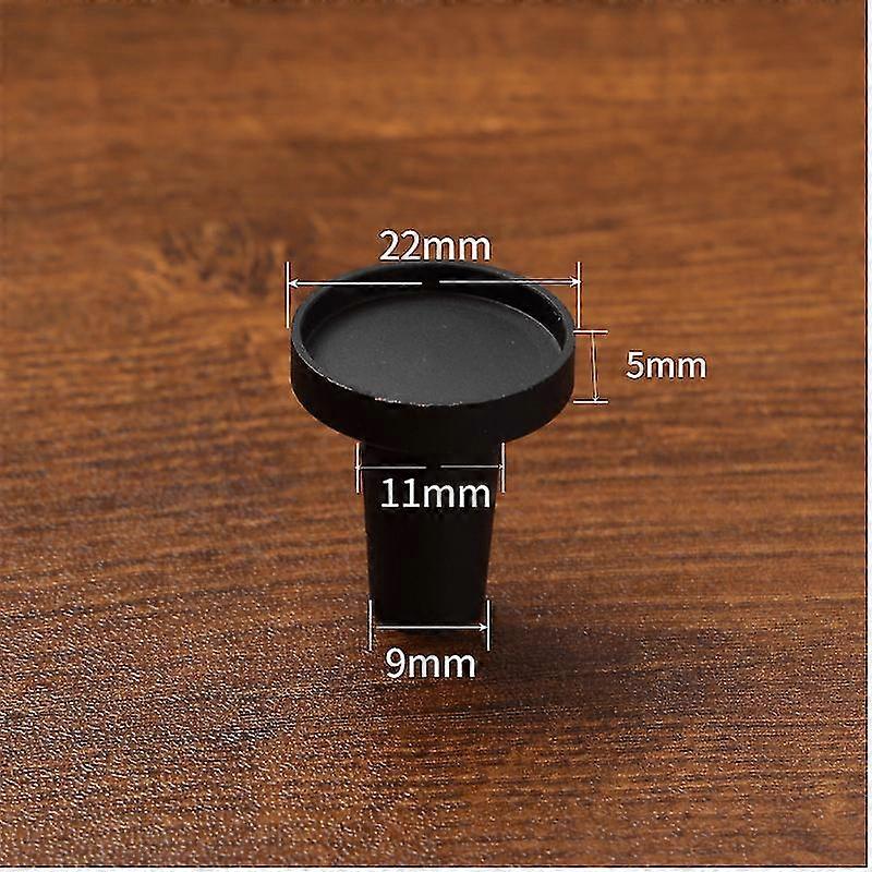 6 Pieces Drawer Knobs, Gold Black Furniture Knobs, Round Cabinet Knobs,brass Drawer Knobs, Kitchen Door Handles For Decor- 22 * 25 Mm 2025