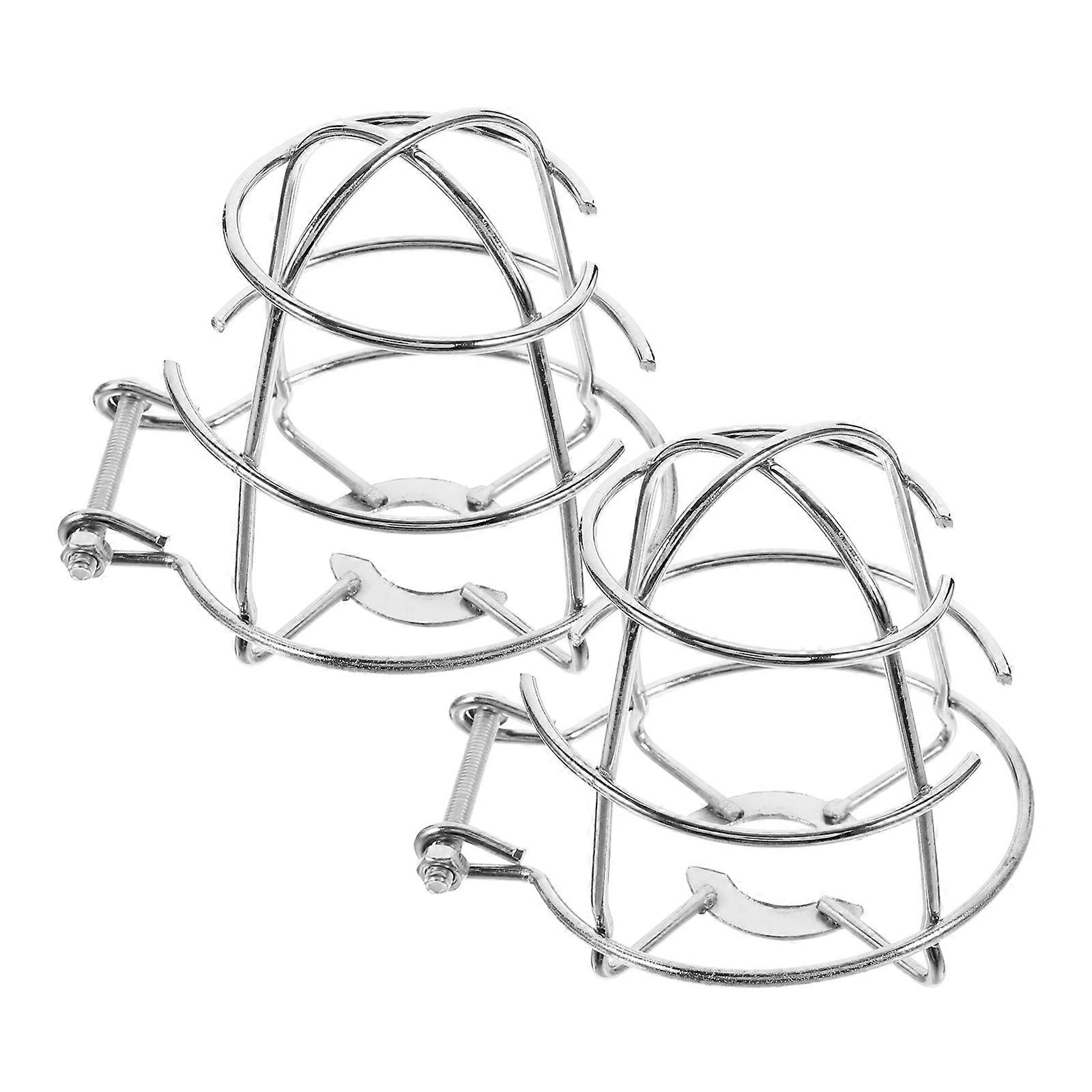 Fire Sprinkler Cover Silver Head Protector for Home Use 8Pcs Iron Cage