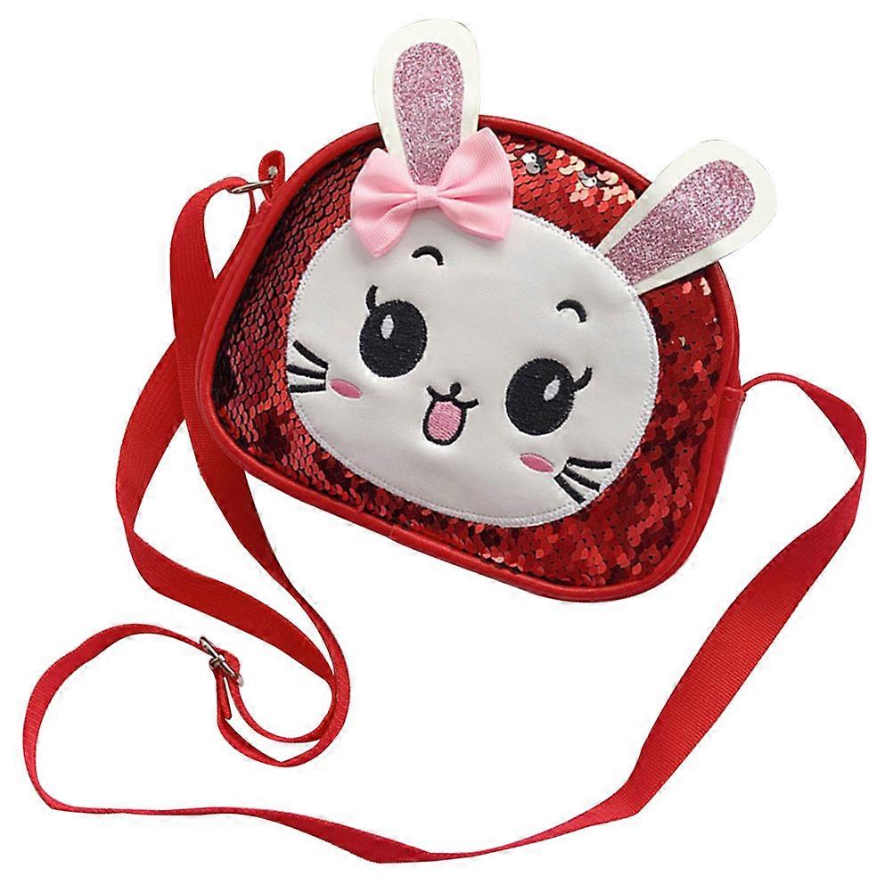 Children Cross Body Bag Rabbit Shape for Toddler Use Single Shoulder