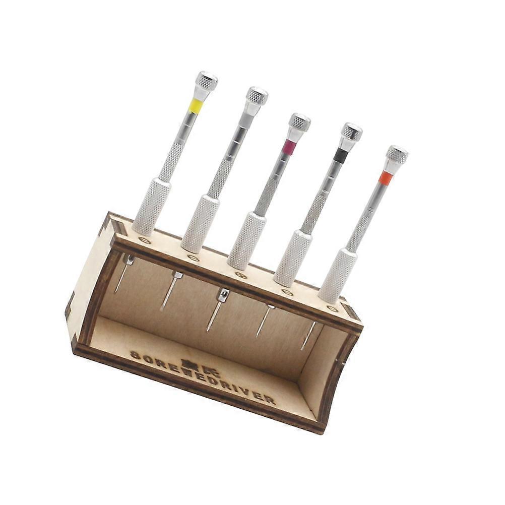 Repair Kit Including Watch Screwdriver And Clock Band Tool For Electronic Devices With Square Storage Rack 10 Pcs