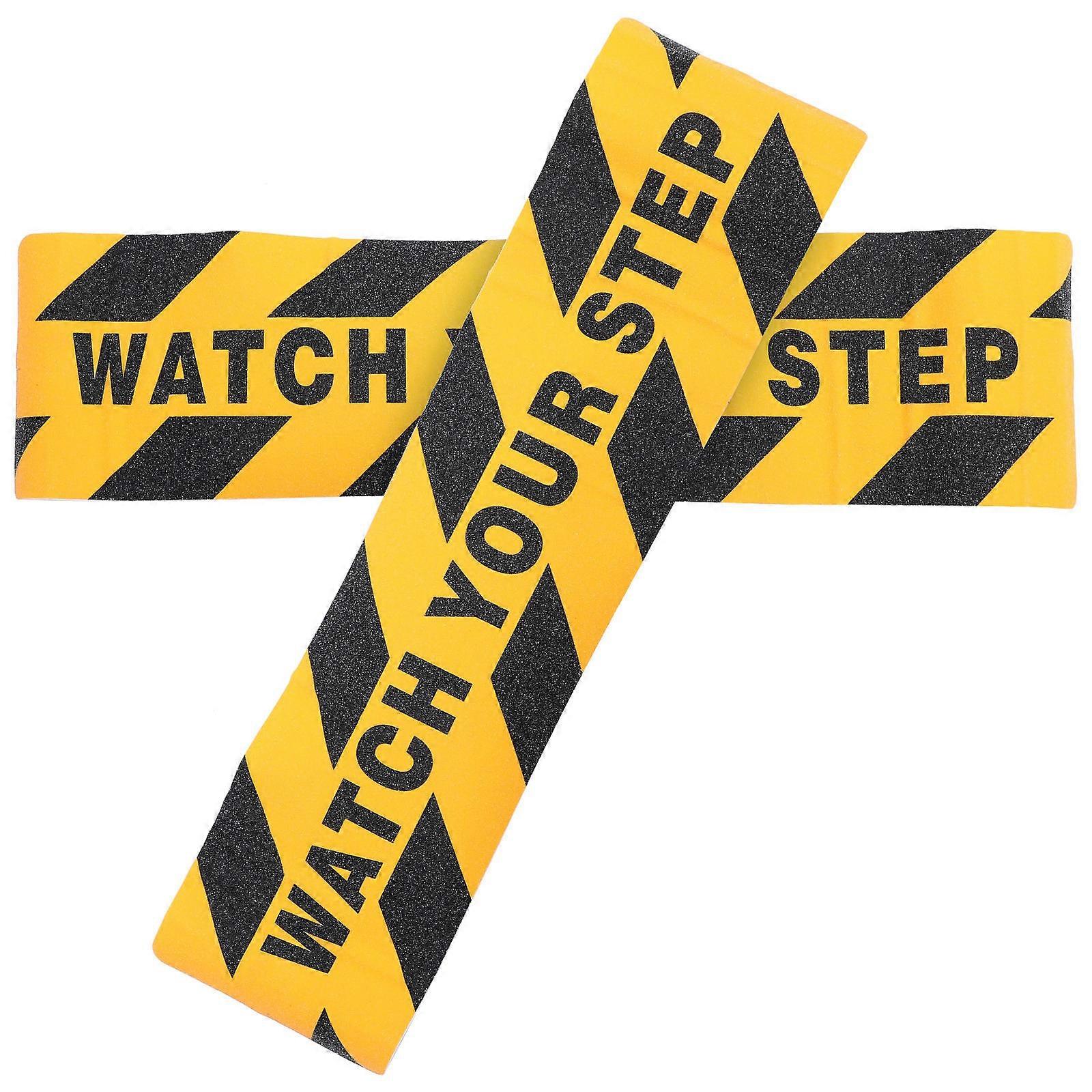 Caution Warning Sticker Adhesive Wet Floor Decals for Safety 8Pcs