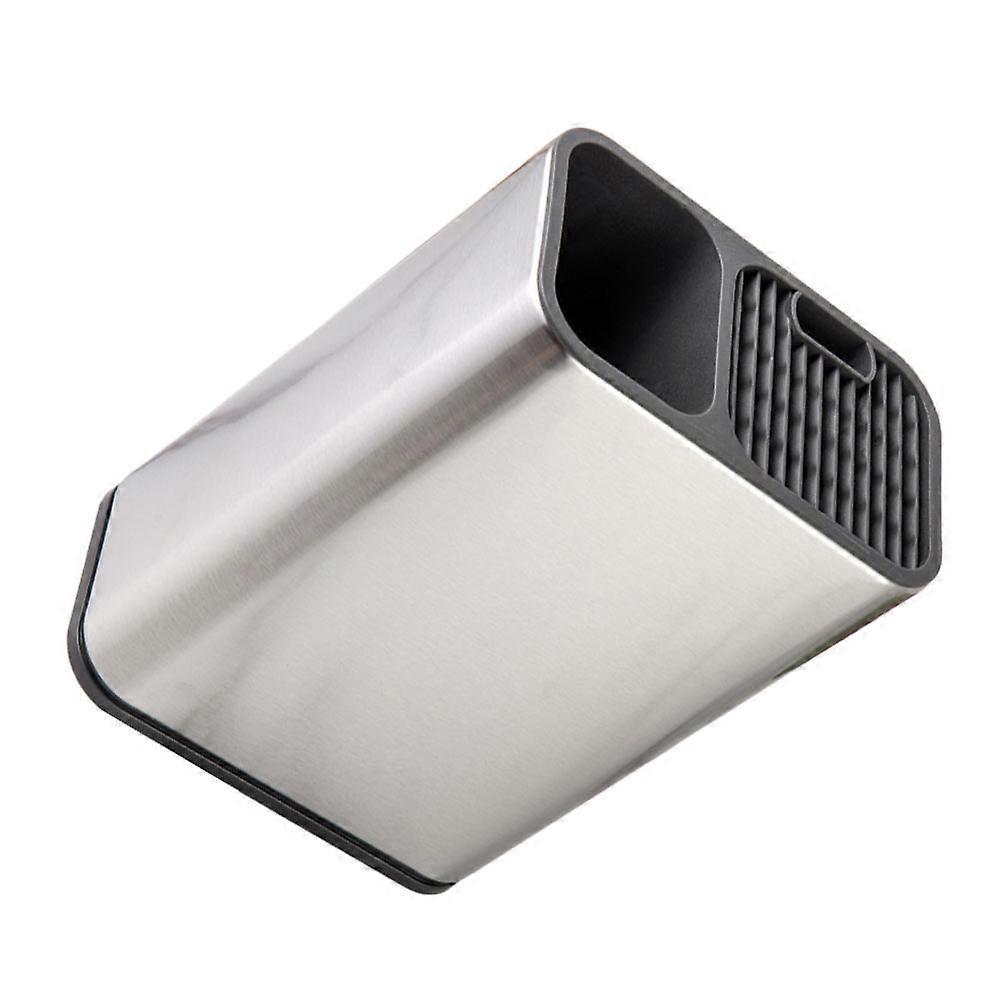 Silver Kitchen Cutlery Holder For Home Kitchen Use Featuring Disassemblable Box Bottom 22.9X17X10.1Cm 1Pcs