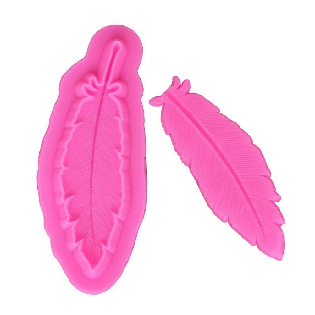 Silicone Cake Mold Fondant Mold for Baking Use 2Pcs Pink