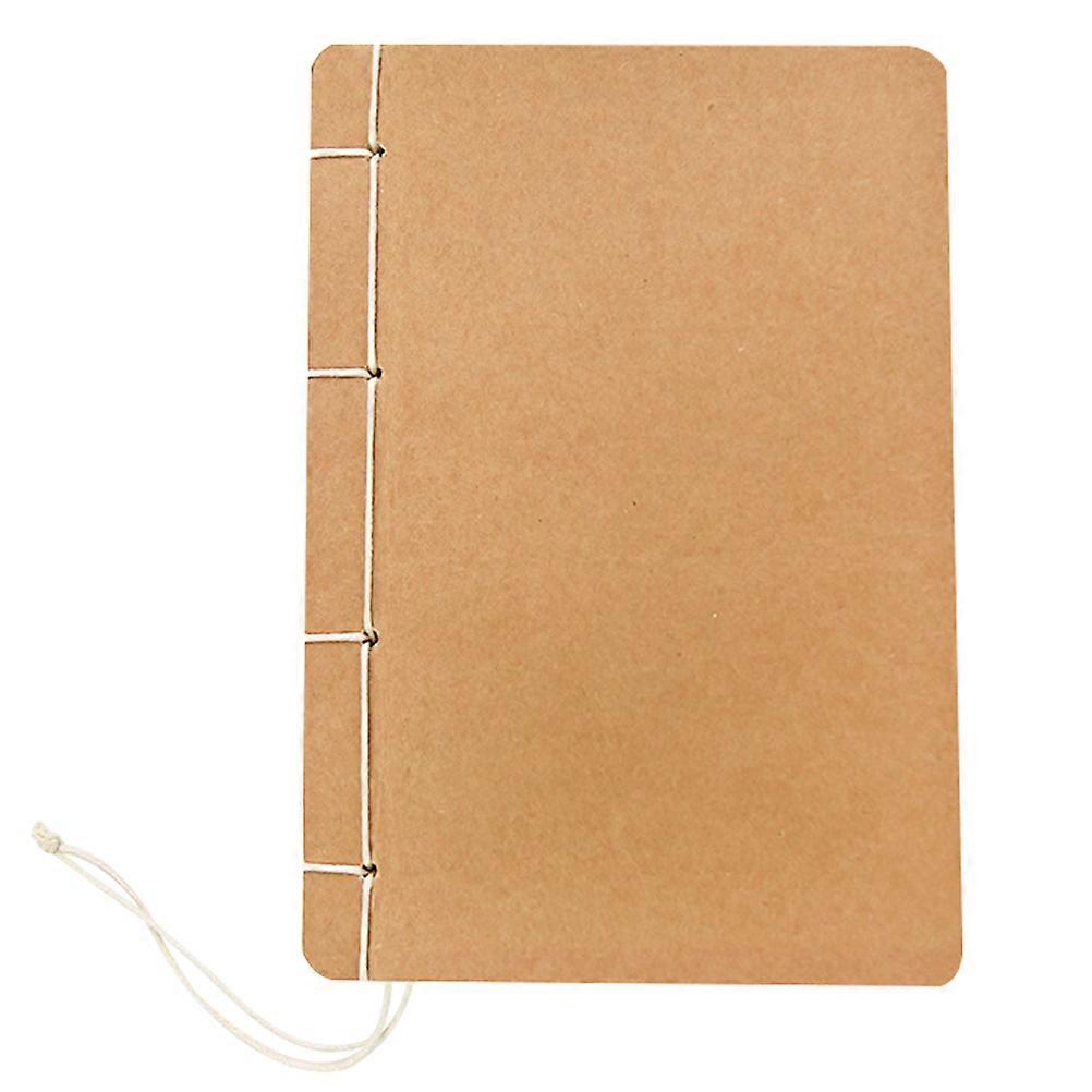 Dairy Book Retro Kraft Paper Notebook for Writing Use 3Pcs Light Brown