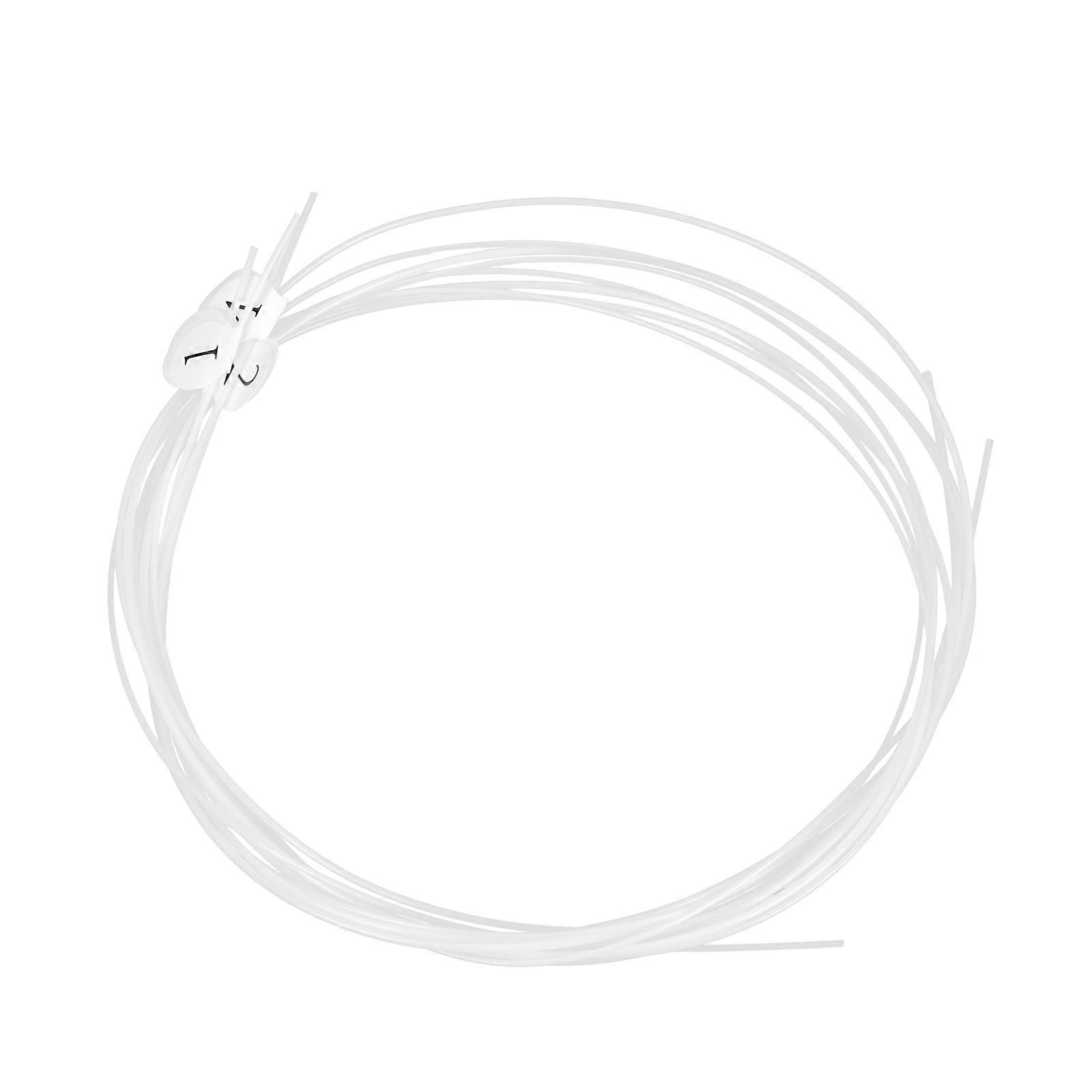 Nylon String for Ukulele Ukulele Strings 4Sets White Durable Material