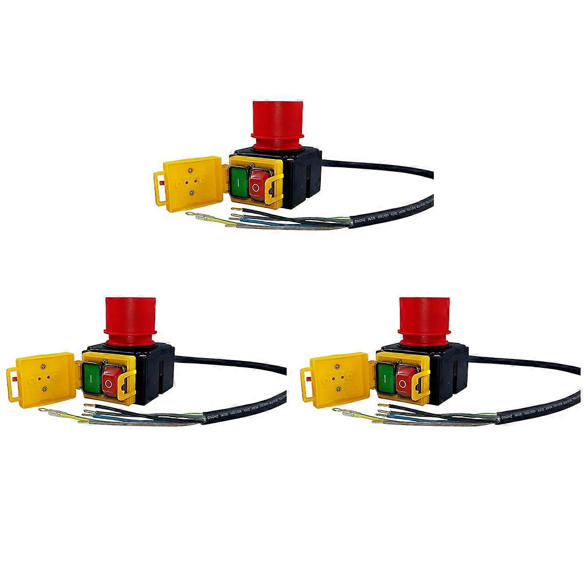 3X KOA7 Switch Machine Switch 380/400V 3 Phases with Cable and Phase Inverter Including Combined Eme