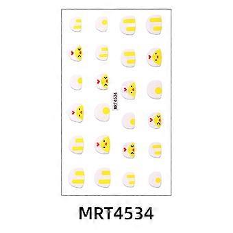 Children's DIY Nail Stickers with Cute Little Princess, Pet Animal INS Cartoon Designs for Kids, Personal Use or Gifts