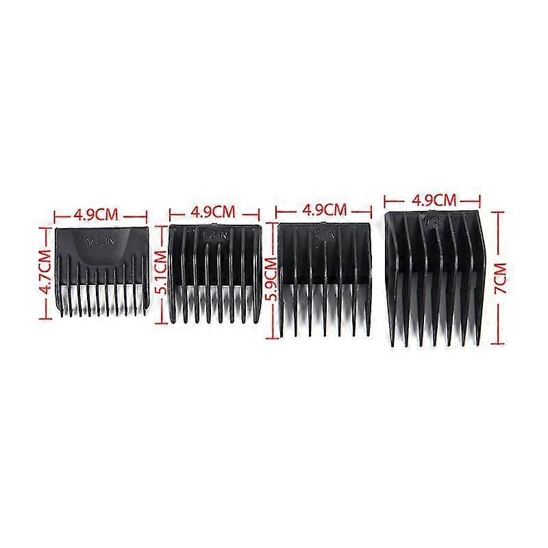 4pcs/set Barber Hair Clipper Limit Comb Replacement Guide For Moser 1400 Series