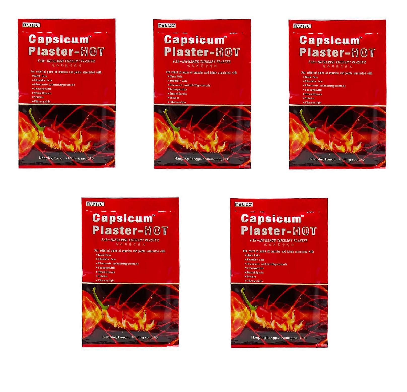40pcs Capsicum Hot Patch Muscle Strain Back Knee Joint Patch