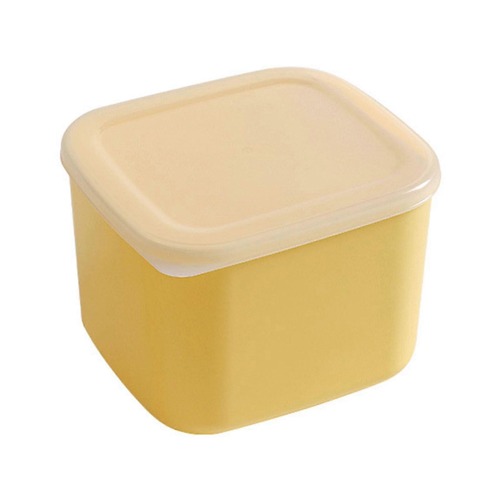 Cheese Holder Airtight Sliced Cheese Container With Lid Plastic Storage Box For Cheese Vegetables Fruits Fridge Large
