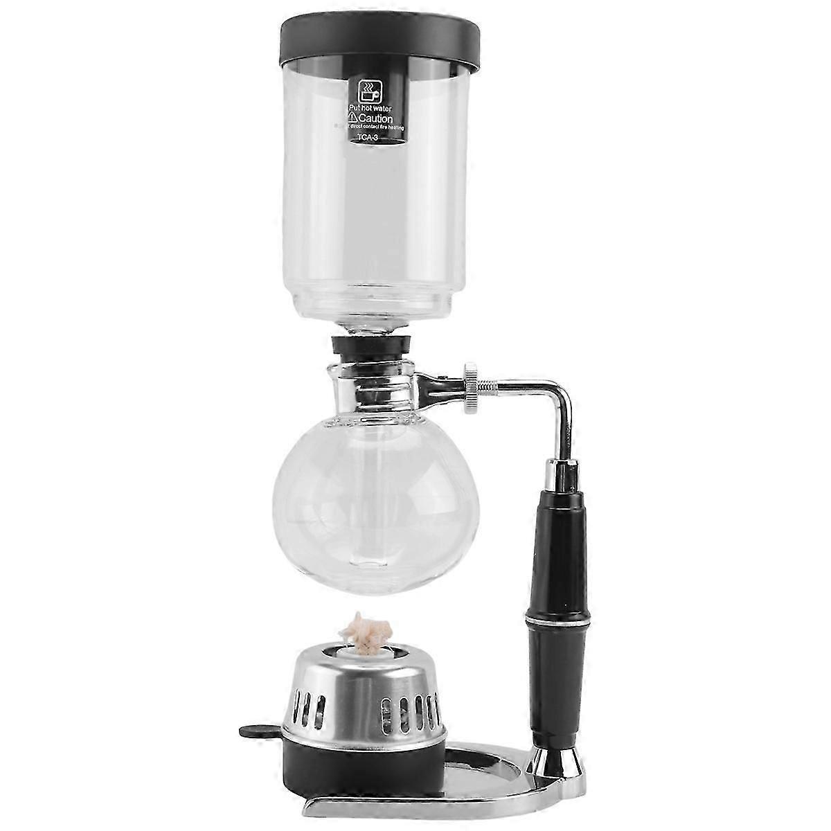 Cafetera de sifón de mano Cafetera de vacío Cafetera de vacío Cafetera de vidrio resistente al calor duradera