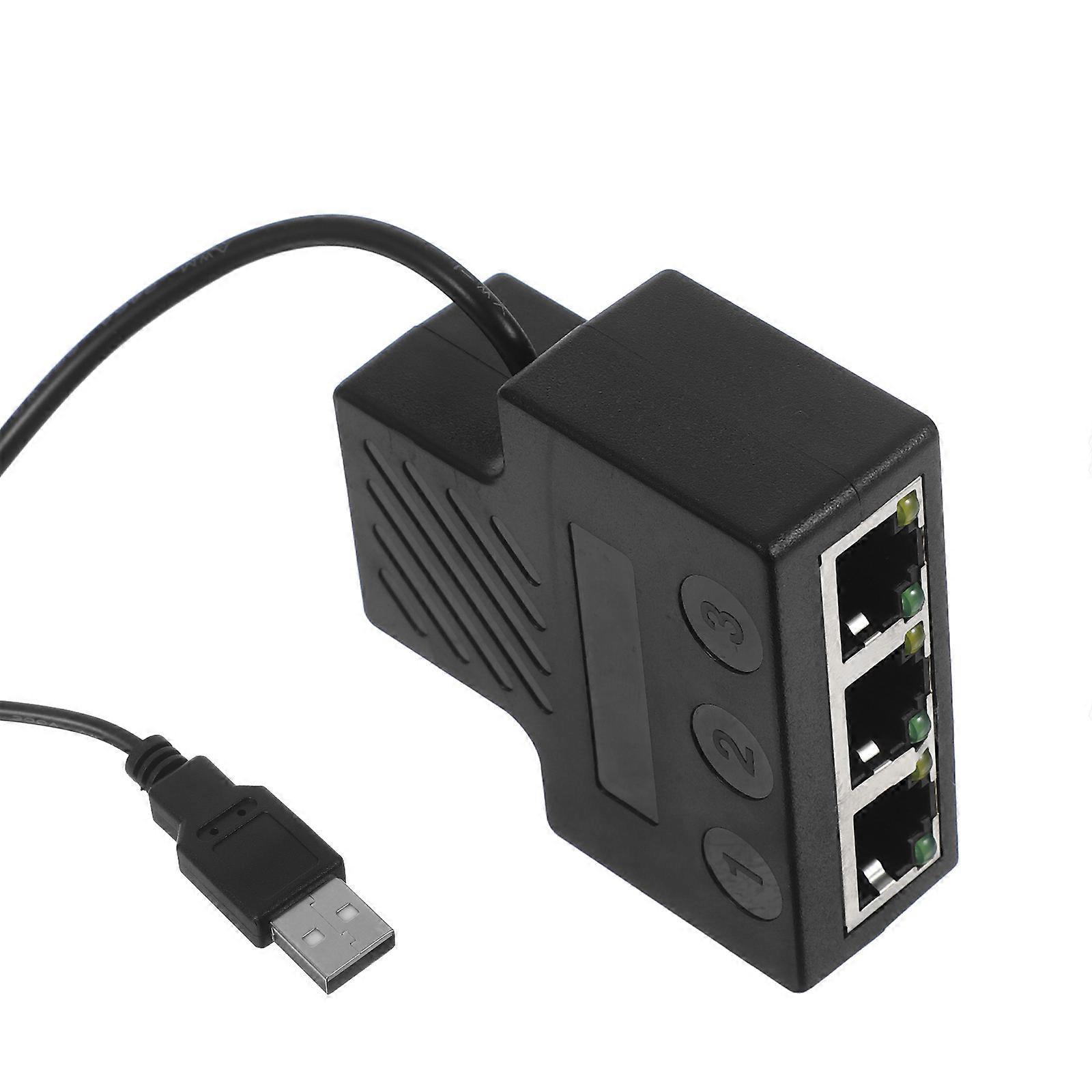 Network Brancher Ethernet Splitter for 1 to 3 Gigabit Adapter Usage